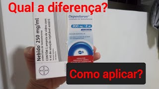 Nebido e deposteronqual a diferença e como aplicar [upl. by Barnum]