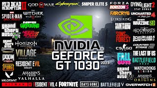 GeForce GT 1030 in 2023  Test in 60 Games [upl. by Carl80]