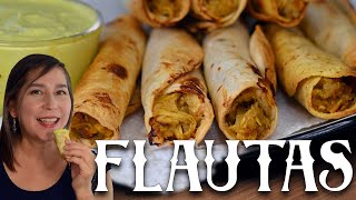 Flautas – How to Make Chicken Flautas using an Air Fryer [upl. by Adelia]