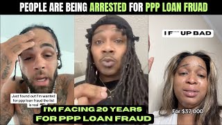 PPP Loan Scammers Are Finally Going To Jail For FraudEveryones Nervous Now That The List Came Out [upl. by Ycnay]