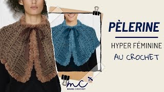 Comment faire une pèlerine cacheépaules quotAgnèsquot toutes tailles au crochet tuto facile [upl. by Normie]