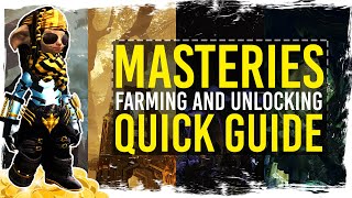 Guild Wars 2  Quick Guide to Farm Masteries  1080p 50fps [upl. by Sualkin]