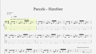 Parcels  Herefore Bass Tabs Roisto Remix [upl. by Grounds907]