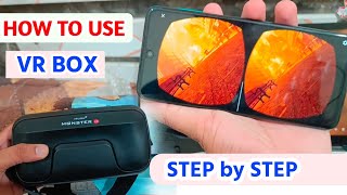 How to Connect VR Headset From Mobile  How To Use Vr box Step by Step [upl. by Sucramat688]