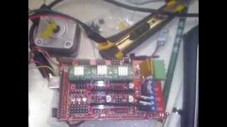 CNC con Arduino Mega 2560  Ramp 14  GRBL [upl. by Ailatan]