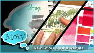 NEW Masking Fluid amp Schmincke Shire Review [upl. by Fia259]