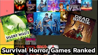 My Favorite Survival Horror Games Ranked 2024 Tier List [upl. by Euqinim]