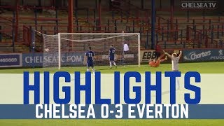 U23 HIGHLIGHTS CHELSEA 03 EVERTON [upl. by Naerb893]