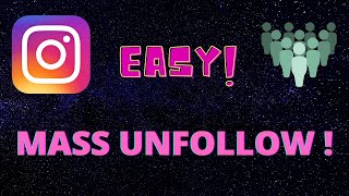 How to Massbulk unfollow instagram account with simple script chromeedgeopera extensiontutorial [upl. by Lyons]