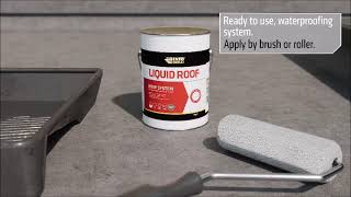 Everbuild Aquaseal Liquid Roof Demonstration Video [upl. by Kaufman]