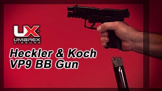 HK Heckler amp Koch VP9 CO2 BB Gun  Umarex Airguns [upl. by Nalyak]