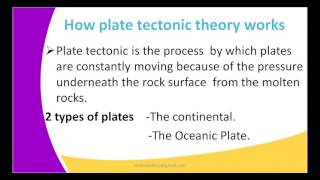 Form2 Geography lesson3 Plate Tectonic Theory [upl. by Atiek104]