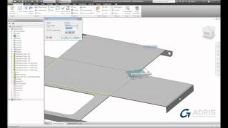 Inventor Training Tips  How to Unfold amp Refold Sheet Metal [upl. by Akins]