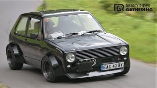 750Kg VW Golf GTi Mk1  Full Onboard  Retro Rides Gathering [upl. by Nnyled]