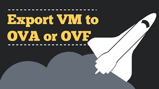 Export VM to OVA and OVF using OVF tool [upl. by Orlanta]