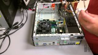 Replace motherboard on hp pavilion slimline time lapse [upl. by Jarrell]