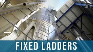 New Fixed Ladder Rule  Climbing Safety System Fall Protection Fall Arrest Training Oregon OSHA [upl. by Emmeline]