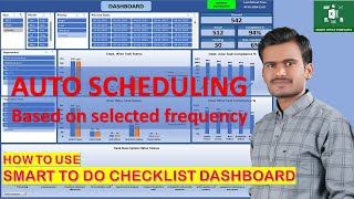 How to use Excel Template Smart To do Checklist Dashboard [upl. by Marquardt668]