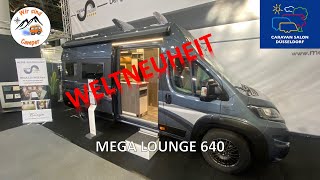 Weltneuheit auf dem Caravan Salon 2020 von Mega Mobil der MEGA LOUNGE 640  Büsgen [upl. by Rettke]