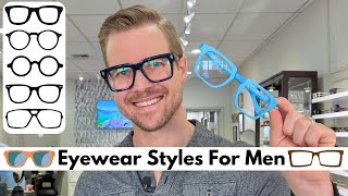 Selecting Glasses For Men  Choosing Shape Color and Style [upl. by Urquhart37]