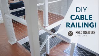 DIY Cable Railing  You Can Do It [upl. by Haase]