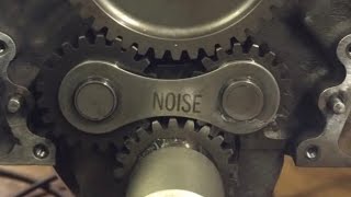 Pete Jackson quotNoisyquot Gear Drive Sound Clip  Comp Cams XE294H Cam  383 Small Block Chevy [upl. by Drusi472]