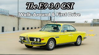 First Look amp Drive of One of BMWs Most Iconic Models The E9 30CSI  Finished In Golf Yellow [upl. by Singband108]