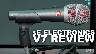 sE Electronics V7 Dynamic Mic Review  Test [upl. by Aradnahc]