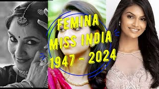 Femina Miss India 1947  2024 [upl. by Thanasi]