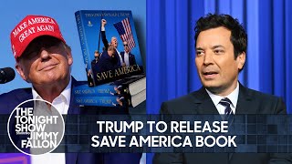 Trump to Release Save America Book JD Vances Popularity Is in the Negatives  The Tonight Show [upl. by Rumit]