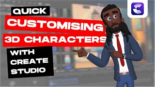 CreateStudio  Quick Customising 3D Characters [upl. by Siuol]