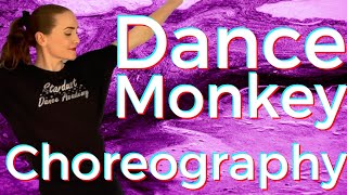 Beginner Jazz Dance Choreography Routine  Dance Monkey [upl. by Nuhsed]