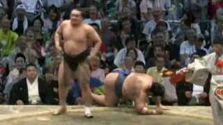 Harumafuji vs Kotoshogiku [upl. by Ausoj]