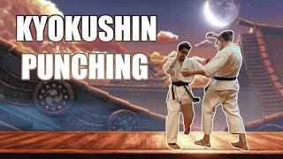 Kumite PUNCHES in Kyokushin Karate 1 Basic Techniques [upl. by Llig]