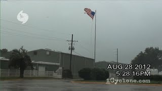 Hurricane ISAAC in Galliano LA 2012 [upl. by Tenahs]