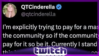 QTCinderella AD Farming Twitch amp BANNED [upl. by Weasner]