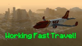 Working Fast Travel Inside of Minecraft [upl. by Garzon]