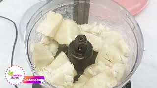 How to Make Pounded Yam with a Food Processor  Nigerian Recipe [upl. by Cleave515]