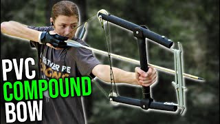 PVC Compound SLINGSHOT Bow SUPER EASY BUILD StrayHydraBlade Collab [upl. by Niliac]