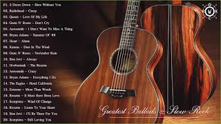 Acoustic Rock  Greatest Ballads amp Slow Rock Songs 80s  90s [upl. by Malorie668]