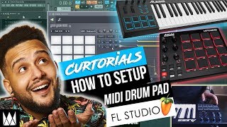 FL Studio 12 How To Assign Your Midi Drum Pad To FPC  CURTorials [upl. by Brunn]