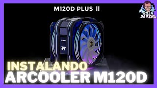 Montando ArCooler MAX M120D PLUS II PTBR [upl. by Vowel]