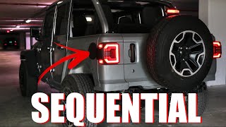 The Coolest Jeep JL LED Taillights [upl. by Nemraciram364]