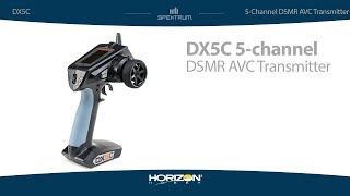 Spektrum DX5C 5Channel DSMR AVC Transmitter [upl. by Raman]