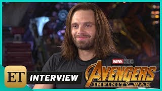 Avengers Infinity War Sebastian Stan FULL INTERVIEW [upl. by Ecilahs]