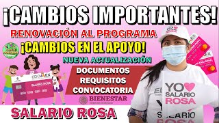 🚨¡ATENCIÓN BENEFICIARIAS🚨 RENOVACIÓN Y CAMBIOS AL PROGRAMA SALARIO ROSA ¡IMPORTANTE ACTUALIZACIÓN🔊 [upl. by Cott63]