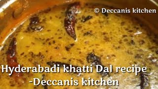 Hyderabadi Kachchi Imli ki khatti dal recipe [upl. by Skipton]