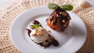 Recette  Poire belle Hélène au chocolat [upl. by Ahouh]