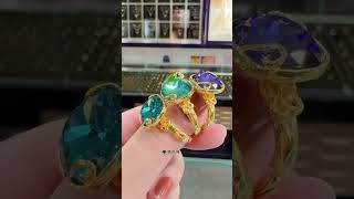 美人黃金戒指 施華洛世奇水晶 黃金手工戒指 handmadejewellery [upl. by Khan]