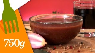 Recette de Sauce au vin rouge  750g [upl. by Halli830]